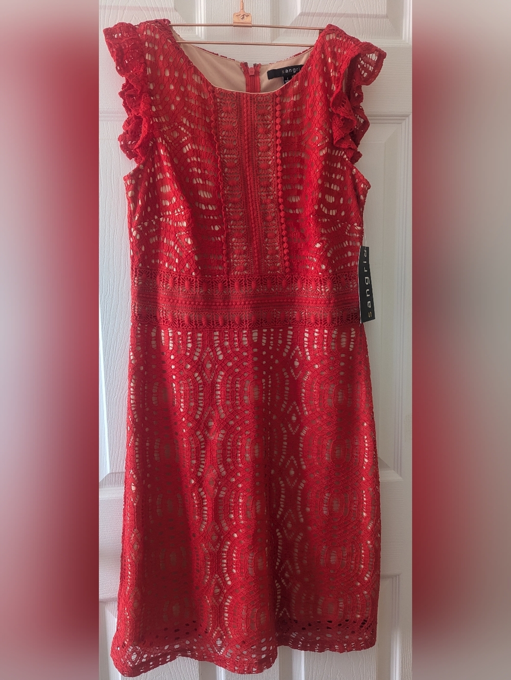 Red Lace dress